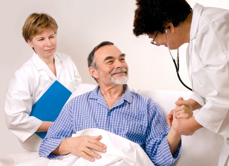 Dokter a Patient mat Prostatitis