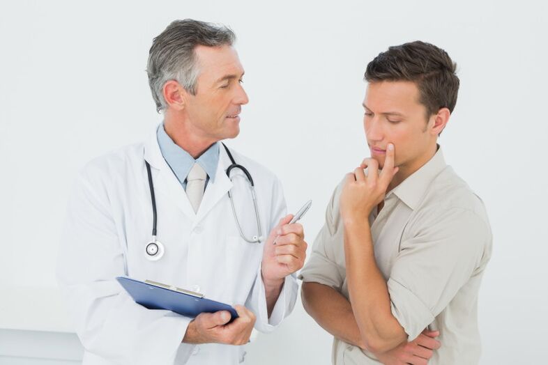 Dokter prescribe Behandlung fir prostatitis
