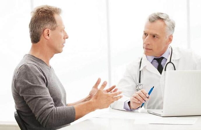 Spezialist Consultatioun fir Symptomer vun Prostatitis
